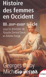 Histoire des femmes en Occident : 3 XVIe-XVIIIe siècle vignette