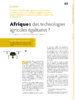 PDF  -  Afrique - Technologies agricoles  - application/pdf